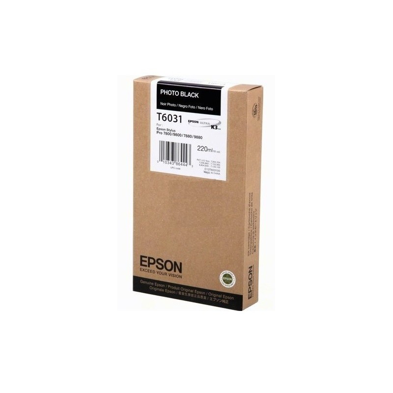 Encre pigment noir haute capacité Epson pour SP 7800/9800, Toner Express : achat en ligne de Encre pigment noir haute capacité E