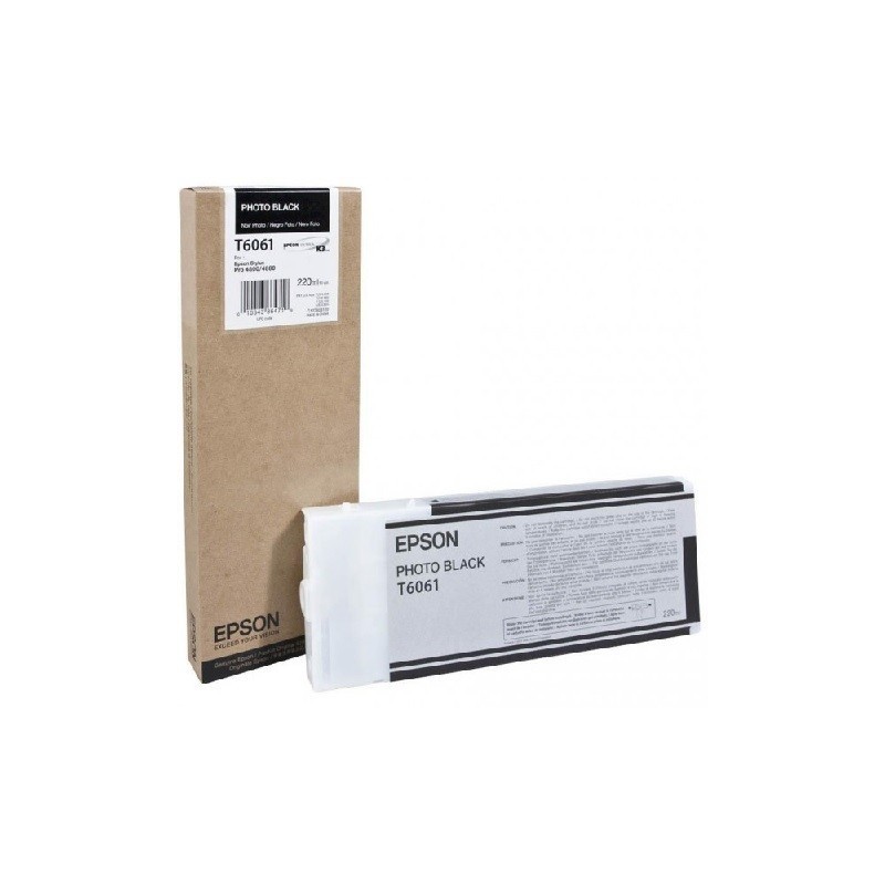 Encre pigment noir photo haute capacité Epson pour SP 4800/4880 (C13T606100), Toner Express : achat en ligne de Encre pigment no