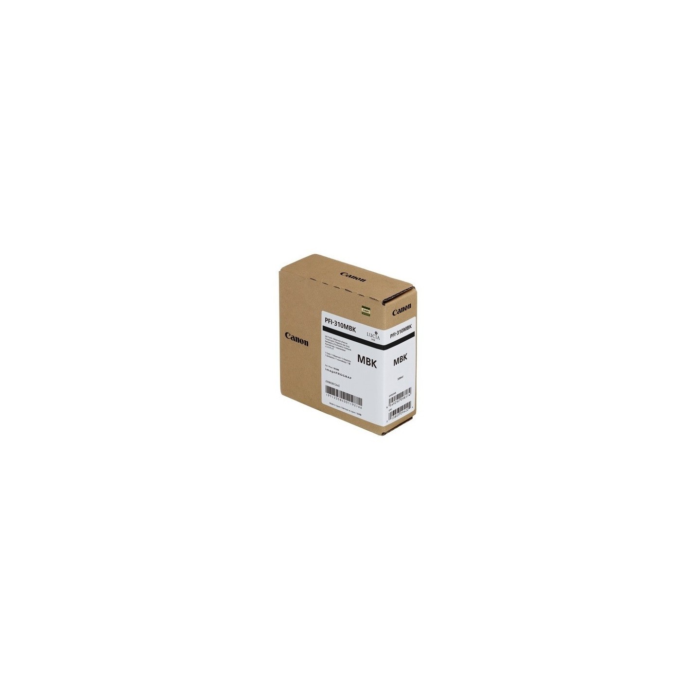 Cartouche d'encre noire Mat Canon pour Image Prograf TX2000, TX3000 (PFI310MBK)