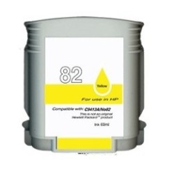 Réservoir Encre jaune générique pour HP N°82 (C4913A)
