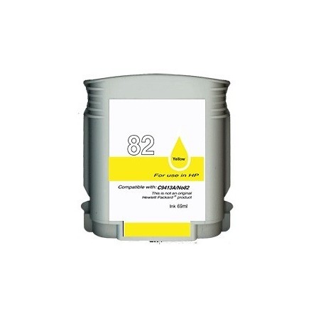 Réservoir Encre jaune générique pour HP N°82 (C4913A)