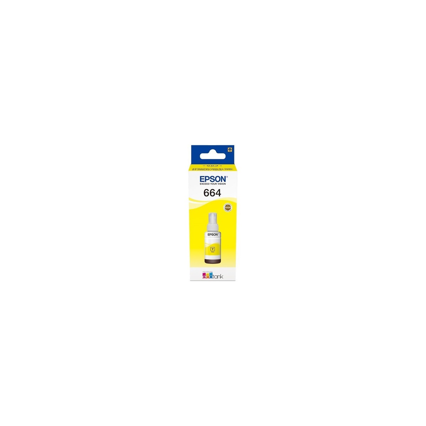 C13T66444A : Cartouche Encre Jaune EPSON pour EcoTank ET-14000/ ET-2500/ L100 ...(C13T664440)