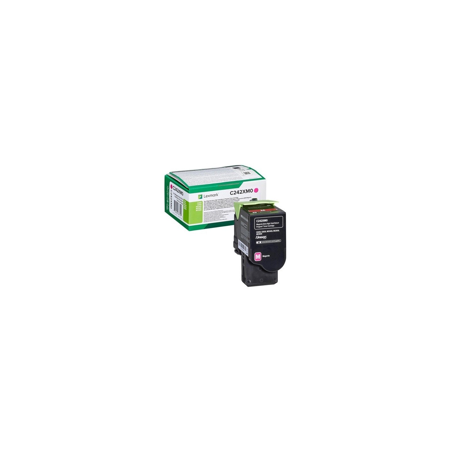 Cartouche toner magenta extra haute capacité lexmark (programme de retour - 3 500 pages)