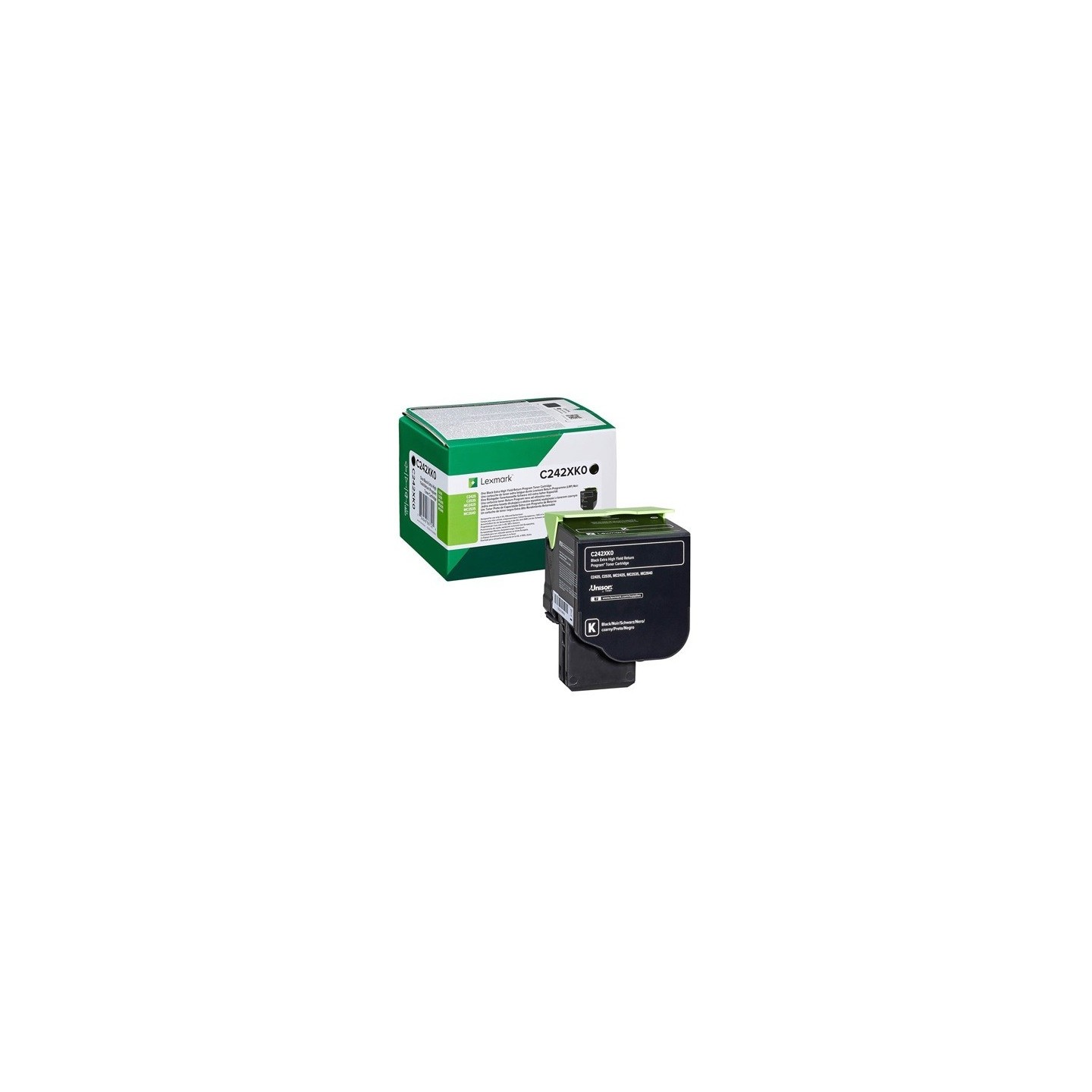 Cartouche toner noir extra haute capacité lexmark (programme de retour - 6000 pages)