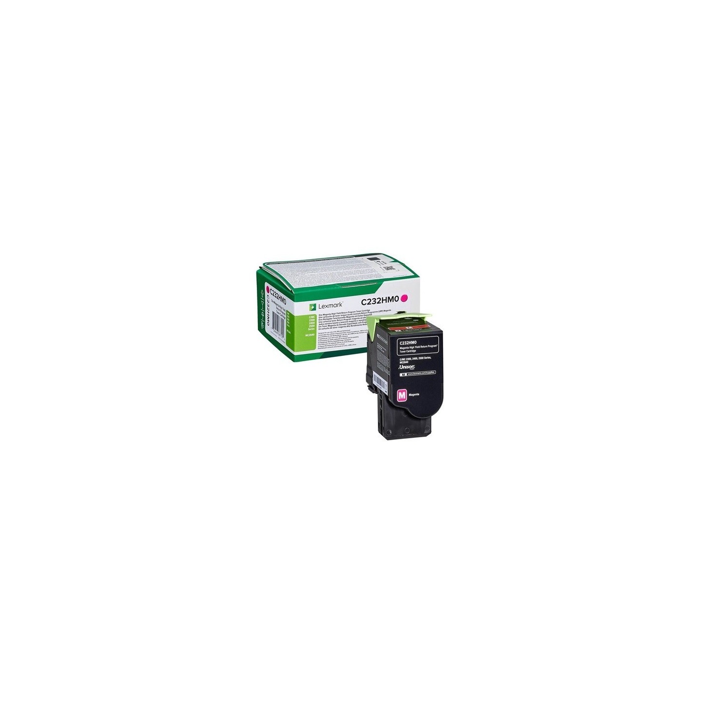 Cartouche toner magenta haute capacité lexmark (programme de retour - 2 300 pages)