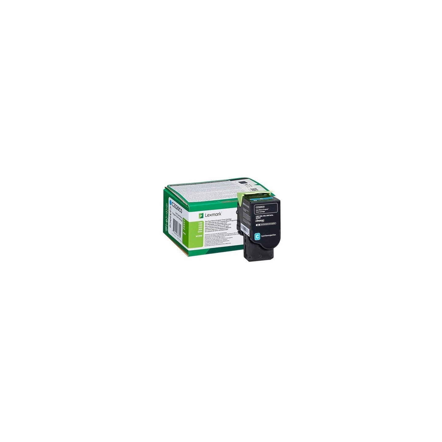 Cartouche toner cyan lexmark (programme de retour - 1000 pages)