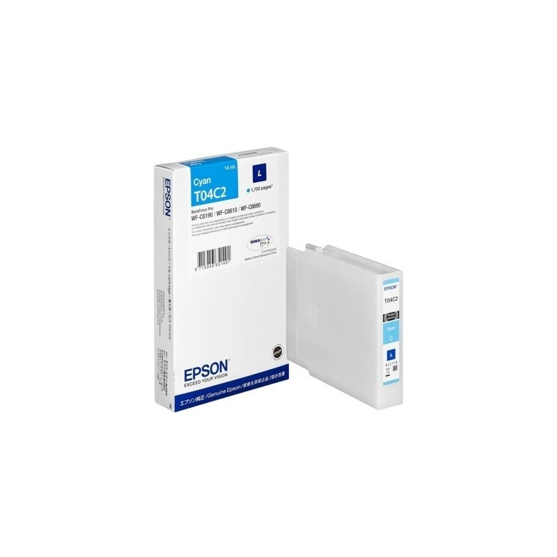 Cartouche d'encre Cyan (L) - Epson pour Workforce Pro WF-C81xx / WF-C86xx