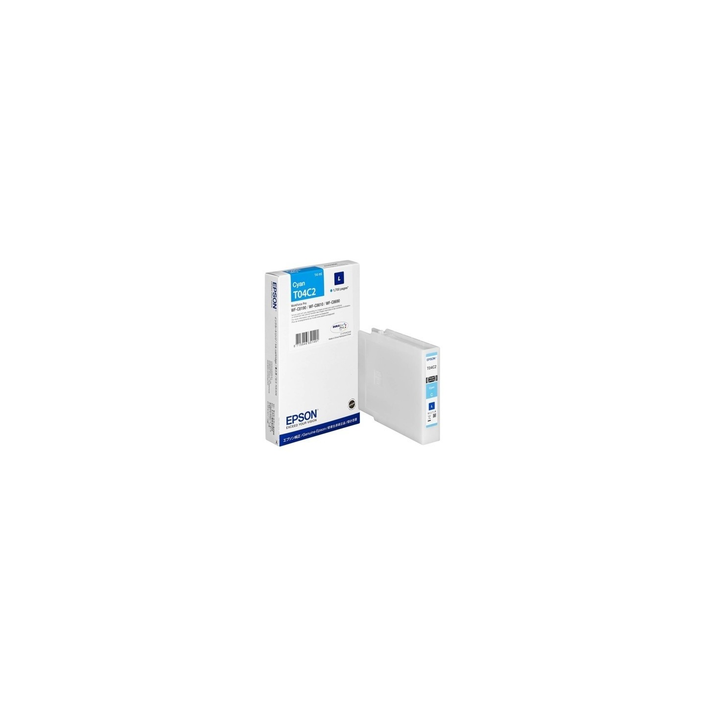 Cartouche d'encre Cyan (L) - Epson pour Workforce Pro WF-C81xx / WF-C86xx
