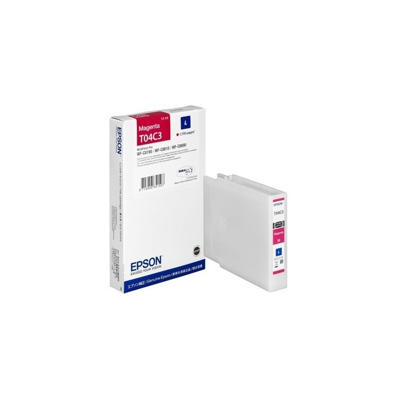 Cartouche d'encre Magenta (L) - Epson pour Workforce Pro WF-C81xx / WF-C86xx