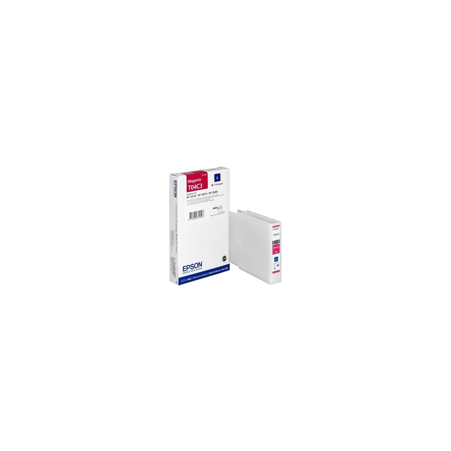 Cartouche d'encre Magenta (L) - Epson pour Workforce Pro WF-C81xx / WF-C86xx
