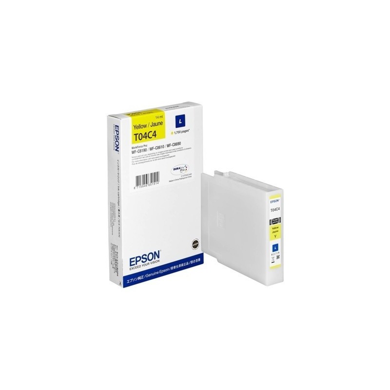 Cartouche d'encre Jaune (L) - Epson pour Workforce Pro WF-C81xx / WF-C86xx