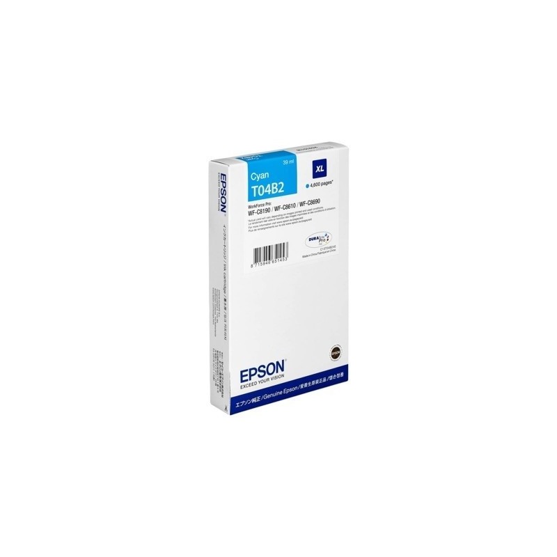 Cartouche d'encre Cyan (XL) - Epson pour Workforce Pro WF-C81xx / WF-C86xx