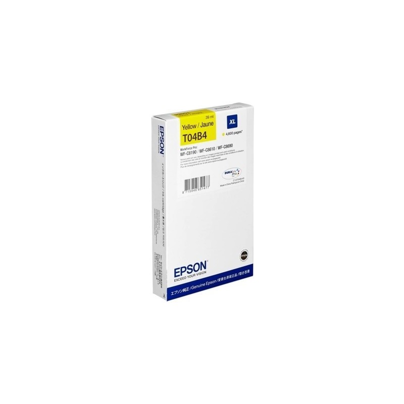 Cartouche d'encre Jaune (XL) - Epson pour Workforce Pro WF-C81xx / WF-C86xx