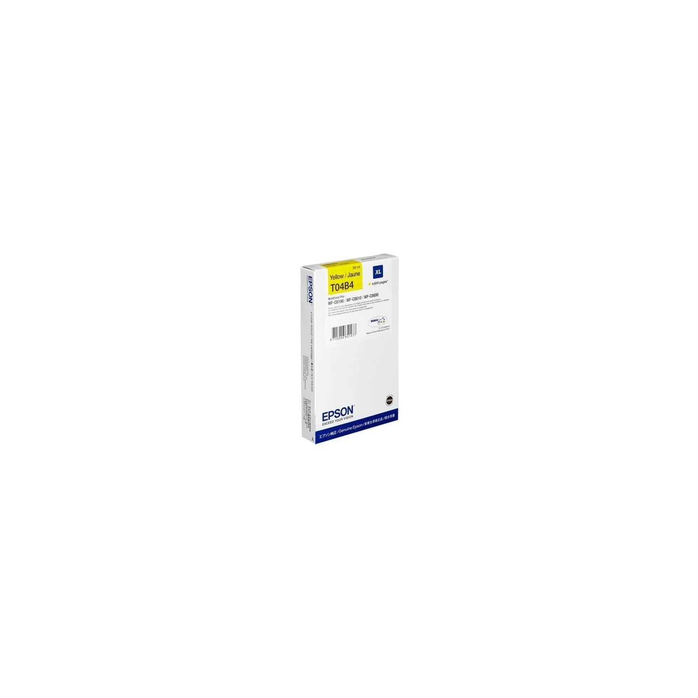 Cartouche d'encre Jaune (XL) - Epson pour Workforce Pro WF-C81xx / WF-C86xx