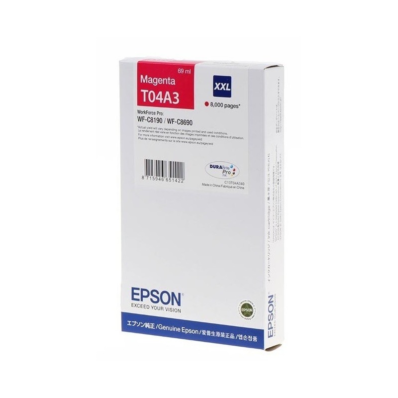 Cartouche d'encre Magenta (XXL) - Epson pour Workforce Pro WF-C81xx / WF-C86xx