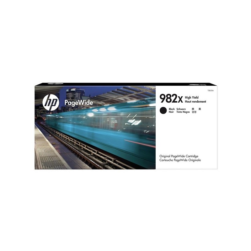 Cartouche jet d'encre Noir Haute Capacité HP pour PageWide Enterprise color 765dn... (N°982X)