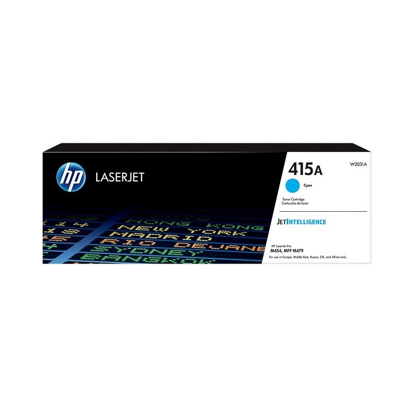 Cartouche toner Cyan HP pour LaserJet Pro M454, M479 (2 100 pages)