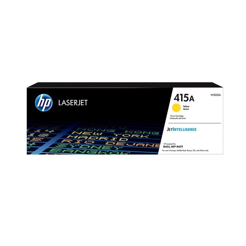 Cartouche toner Jaune HP pour LaserJet Pro M454, M479 (2 100 pages)