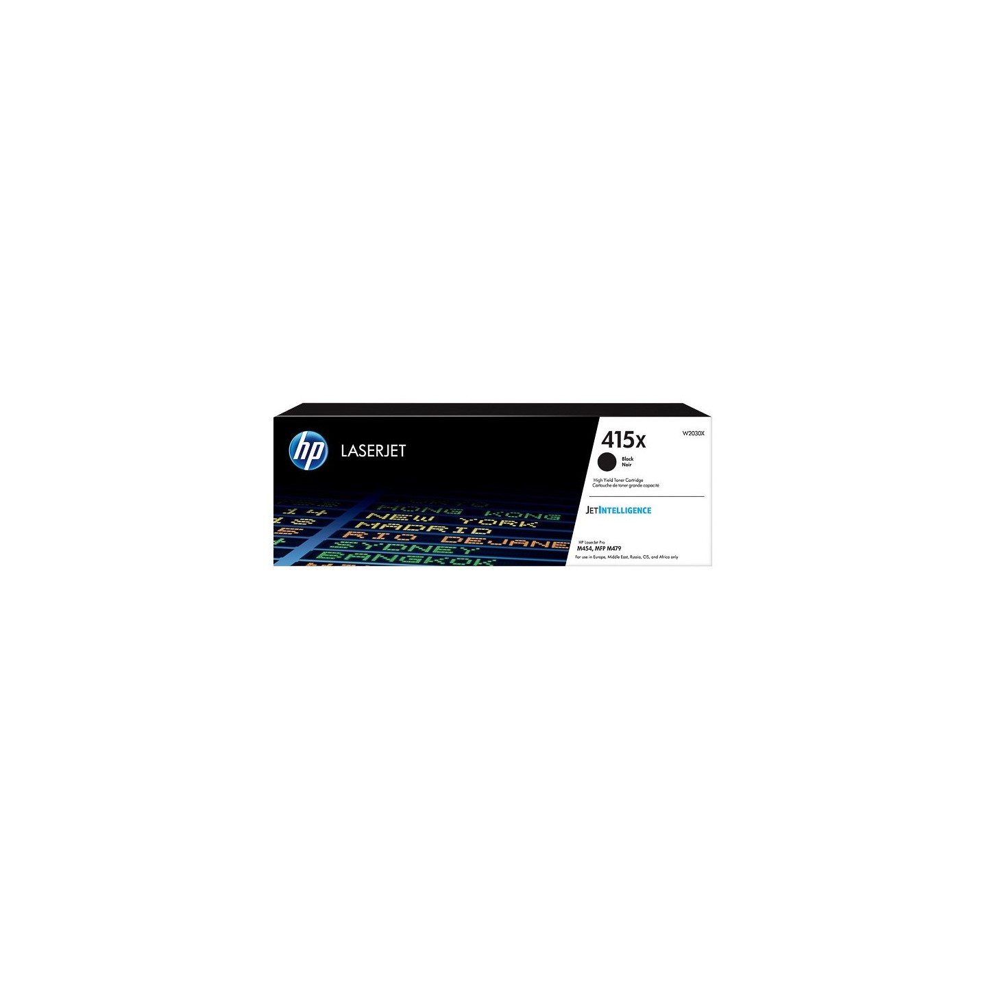 Cartouche toner noir haute capacité HP pour LaserJet Pro M454, M479 (N°415X)