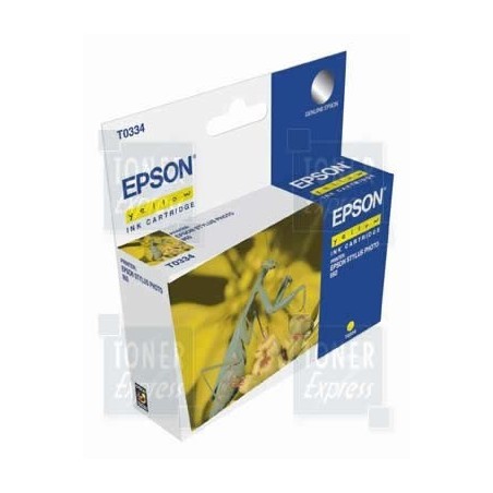 Cartouche Encre Jaune EPSON (T0334), Toner Express : achat en ligne de Cartouche Encre Jaune EPSON (T0334) pour imprimante