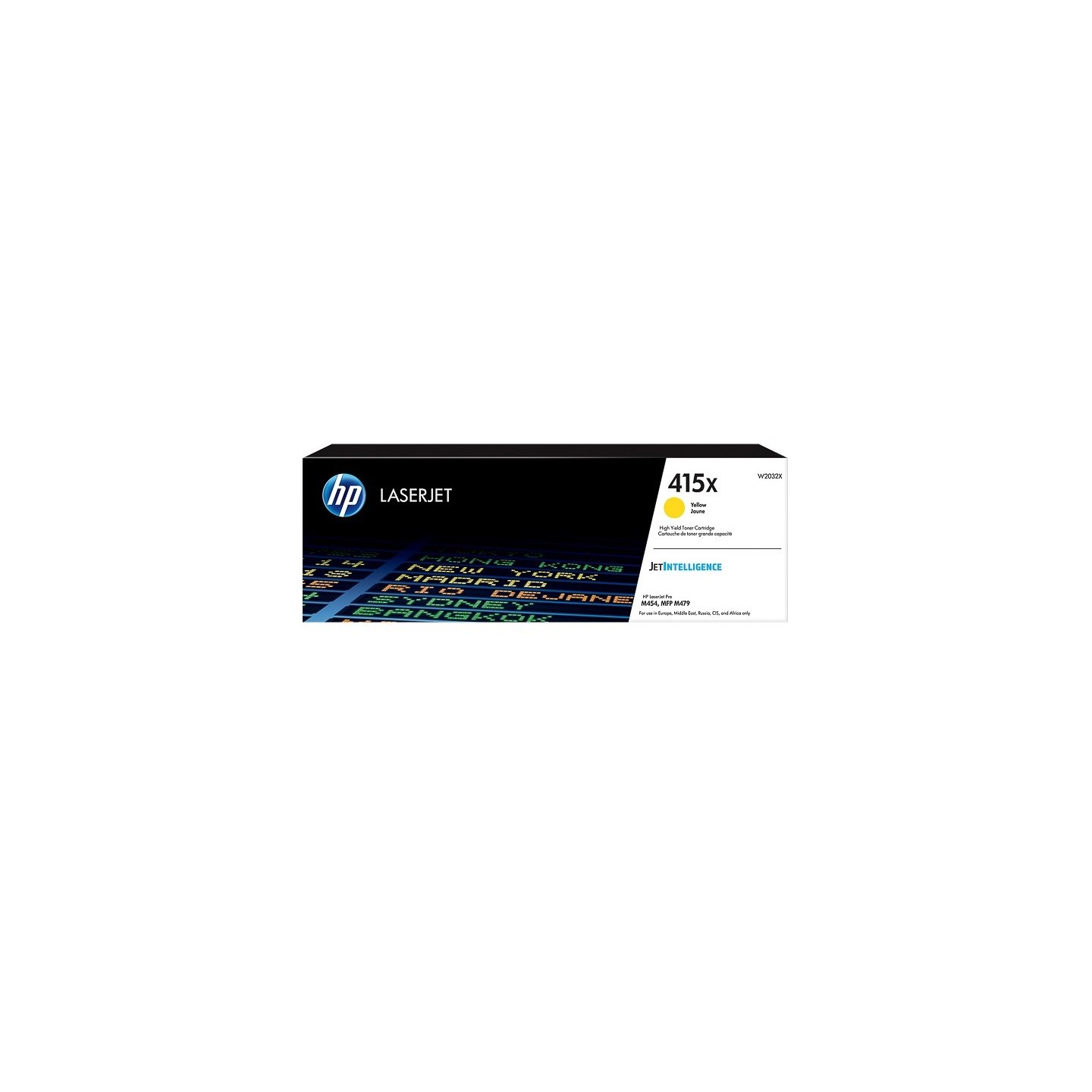 Cartouche toner Jaune haute capacité HP pour LaserJet Pro M454, M479 (N°415X)