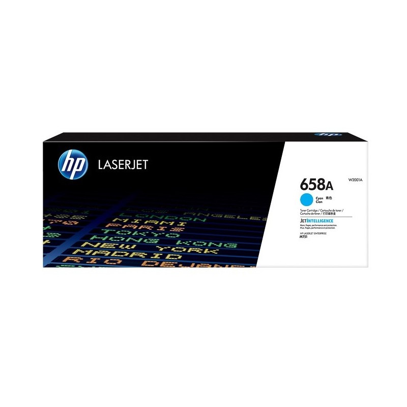 Toner Cyan HP pour Color Laserjet enterprise M751dn... (658A)