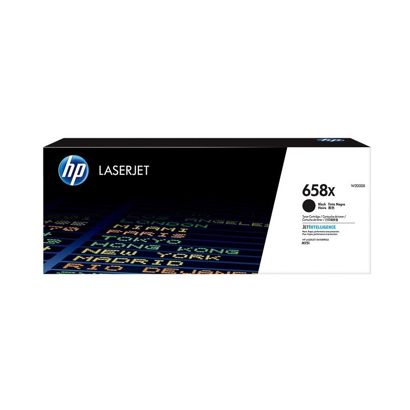 Toner Noir Haute capacité HP pour Color Laserjet enterprise M751dn... (658X)