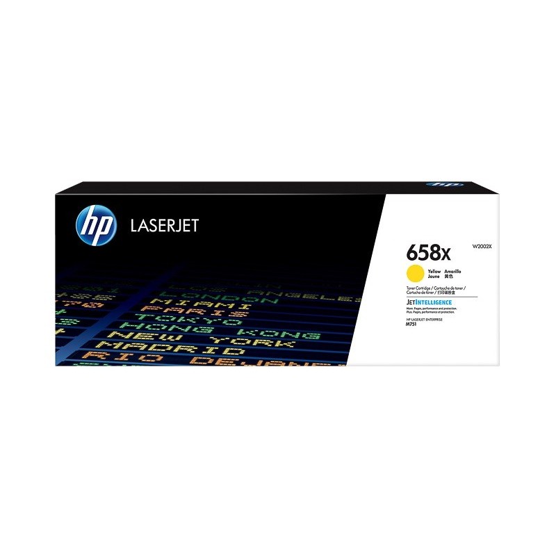 Toner Jaune Haute capacité HP pour Color Laserjet enterprise M751dn... (658X)