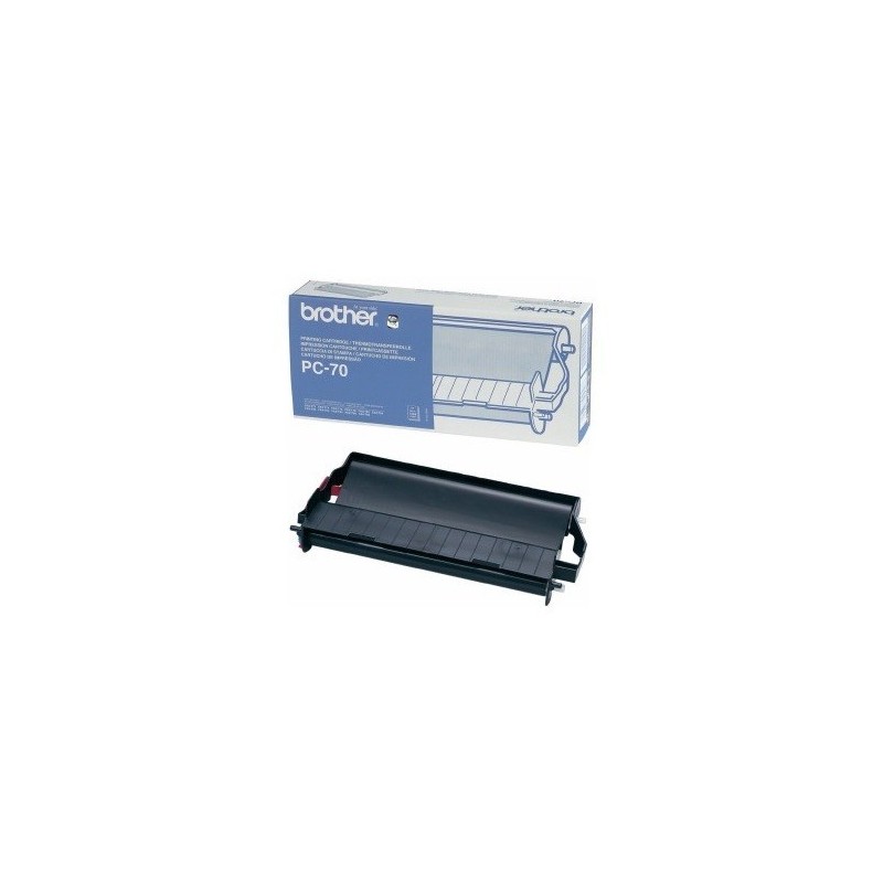 Ruban de transfert thermique Brother PC70 Noire, Toner Express : achat en ligne de Ruban de transfert thermique Brother PC70 Noi