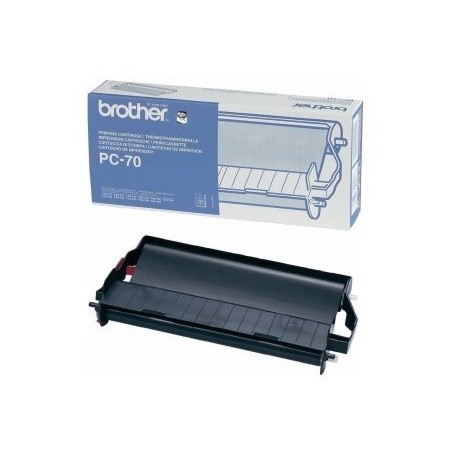 Ruban de transfert thermique Brother PC70 Noire, Toner Express : achat en ligne de Ruban de transfert thermique Brother PC70 Noi