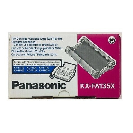 Ruban Thermique Noir Panasonic KXFA135X, Toner Express : achat en ligne de Ruban Thermique Noir Panasonic KXFA135X pour impriman