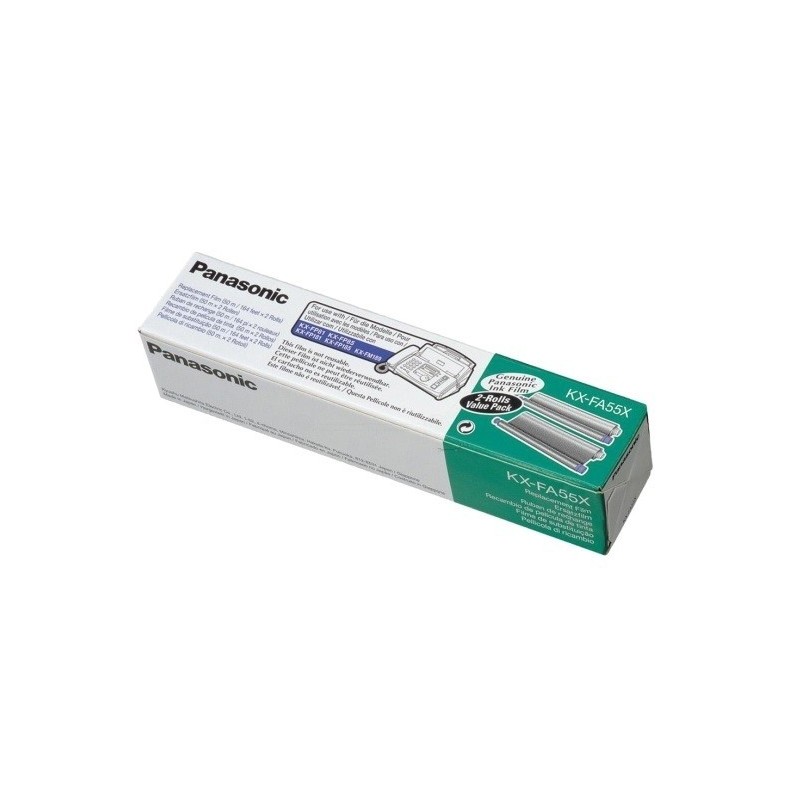 2 Films Thermiques Panasonic KXFA55X, Toner Express : achat en ligne de 2 Films Thermiques Panasonic KXFA55X