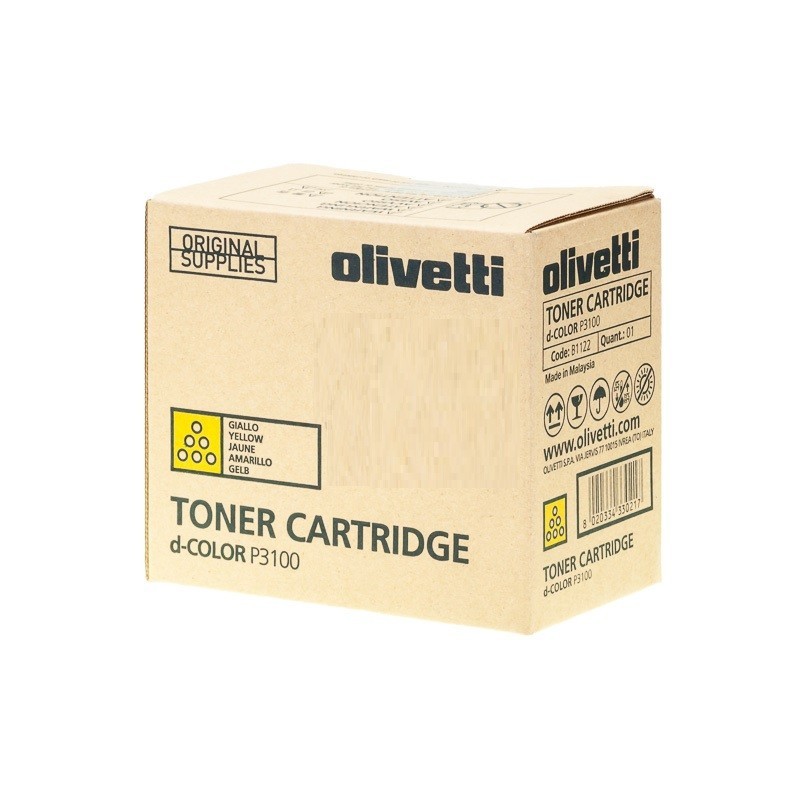 Cartouche Toner Jaune Olivetti pour D-Color P3100