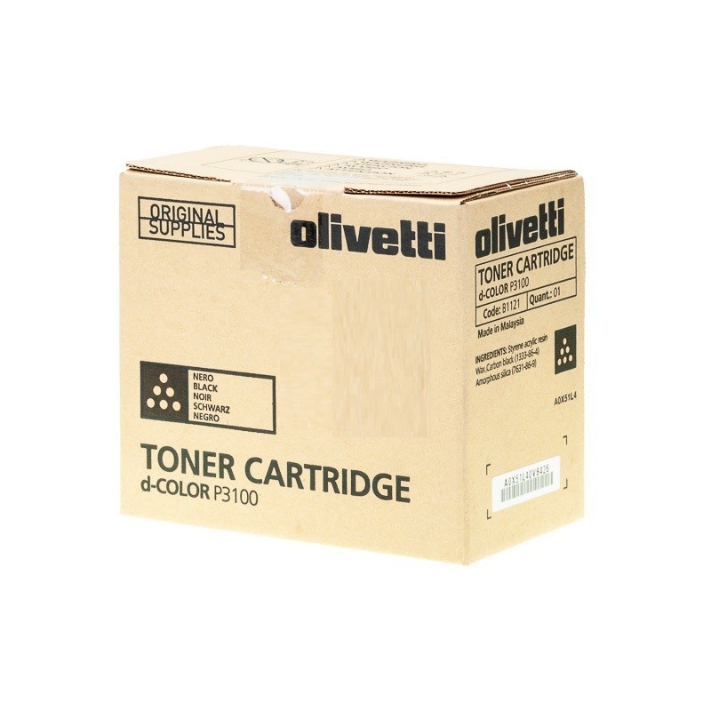Cartouche Toner Noir Olivetti pour D-Color P3100