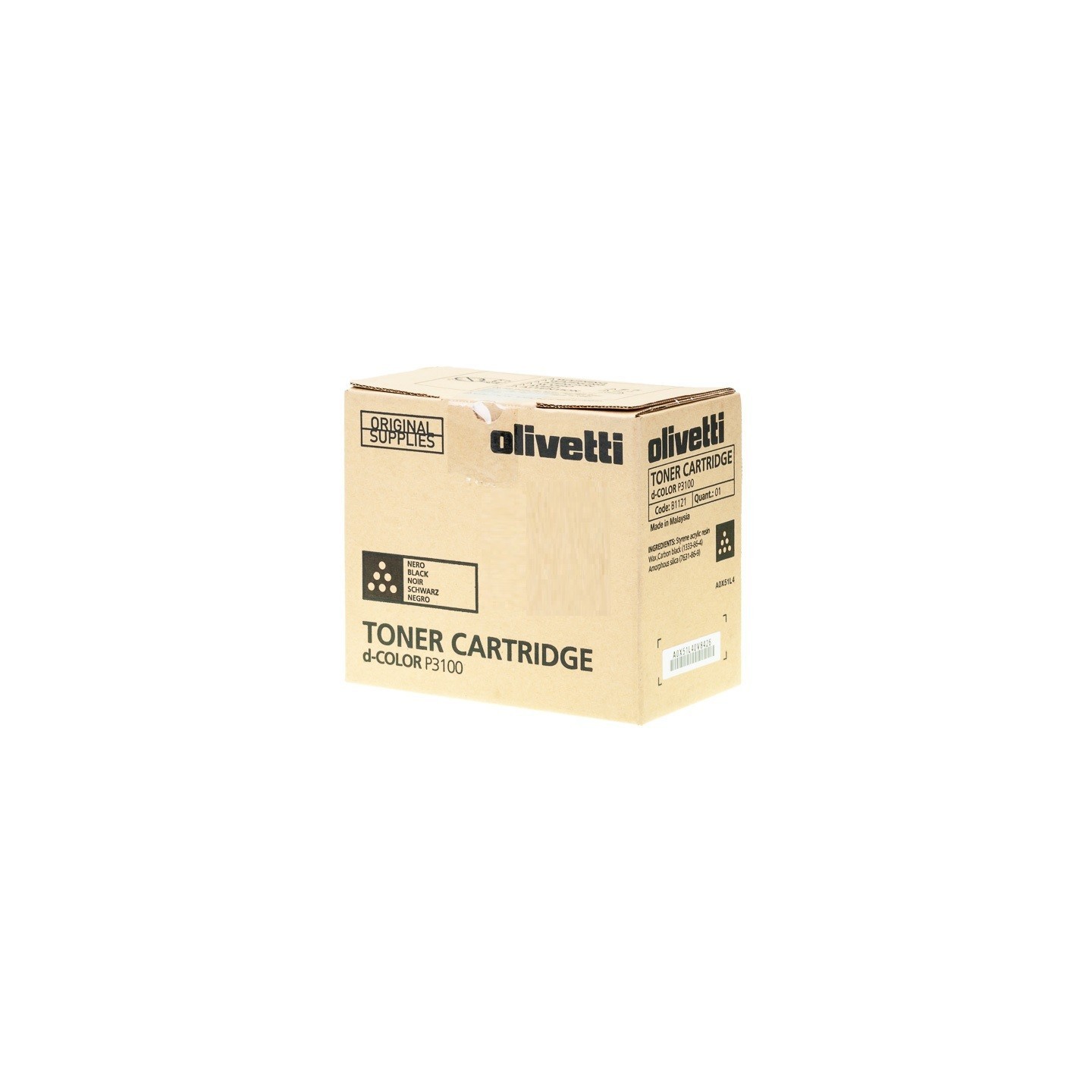 Cartouche Toner Noir Olivetti pour D-Color P3100