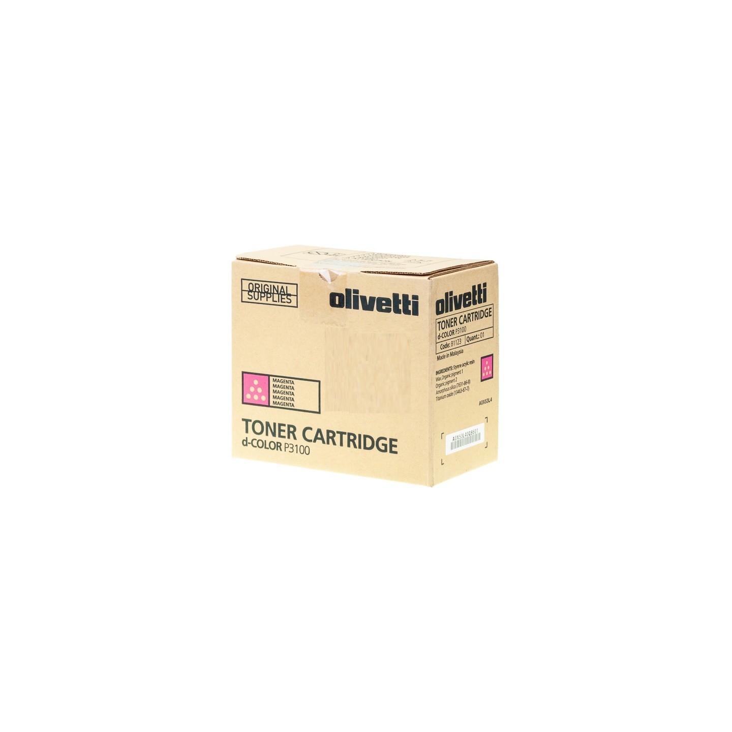 Cartouche Toner Magenta Olivetti pour D-Color P3100