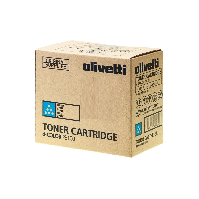 Cartouche Toner Cyan Olivetti pour D-Color P3100