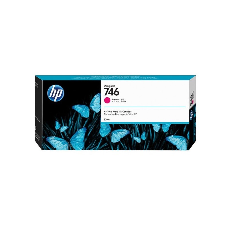 Cartouche Magenta HP pour Designjet Z6 - Z6dr - Z9+ ... (N°746)