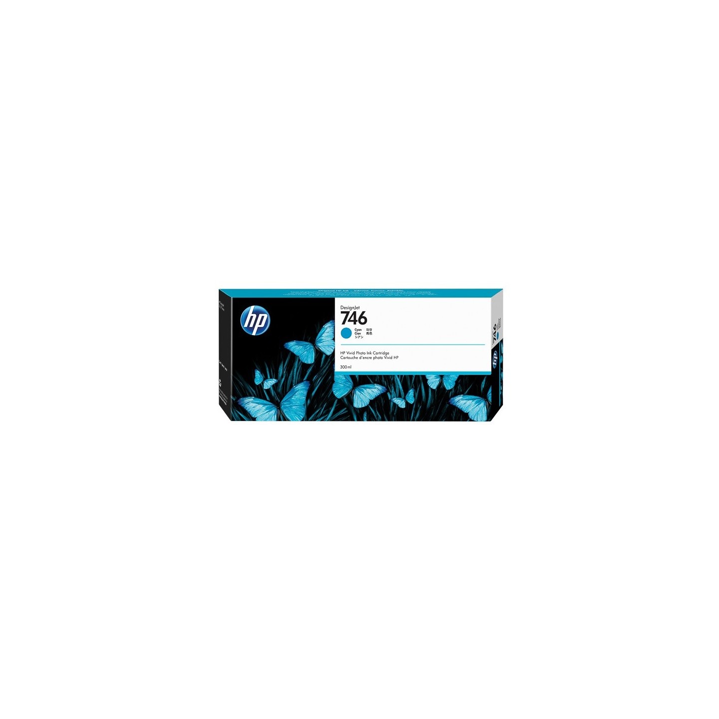 Cartouche Cyan HP pour Designjet Z6 - Z6dr - Z9+ ... (N°746)