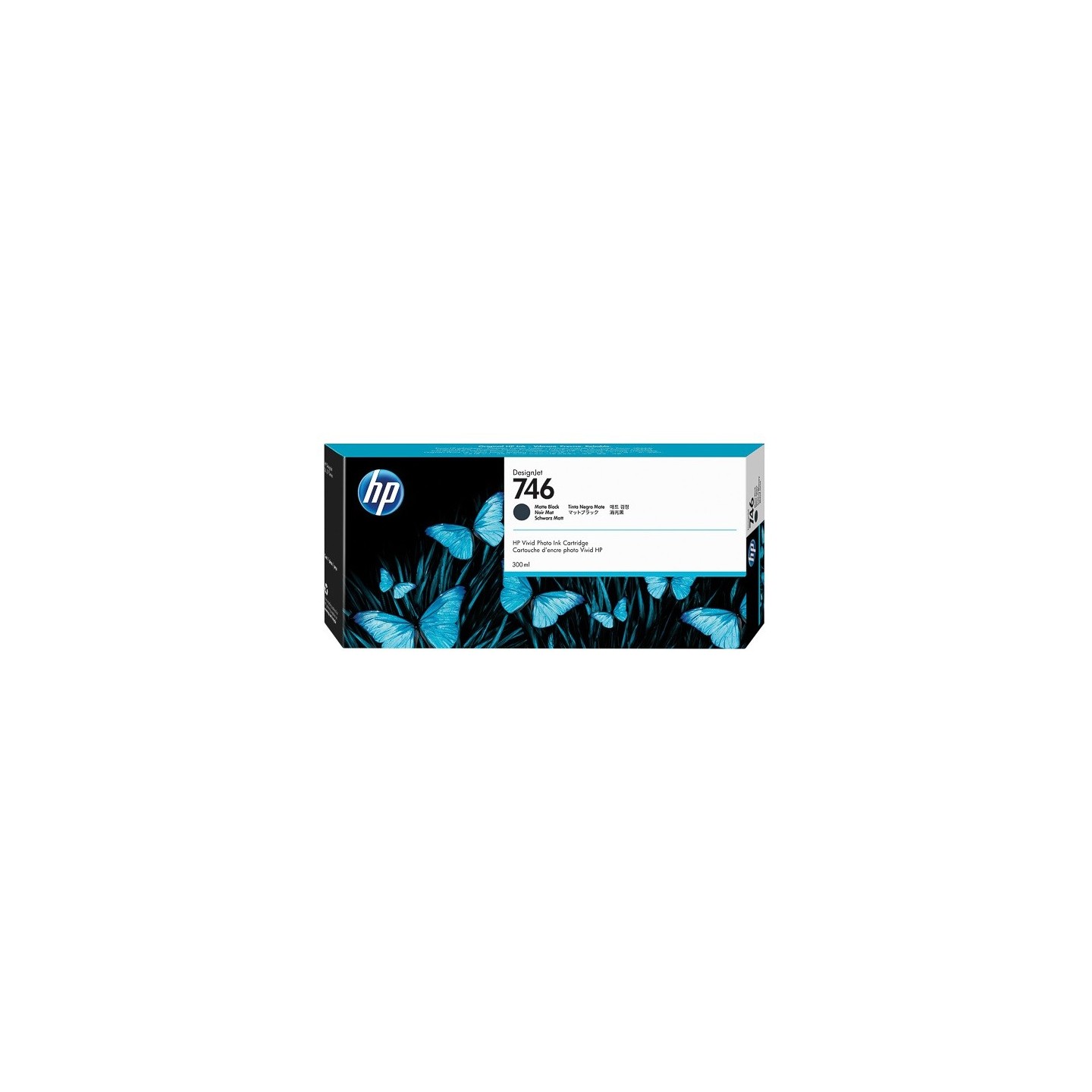 Cartouche Noir Mat HP pour Designjet Z6 - Z6dr - Z9+ ... (N°746)