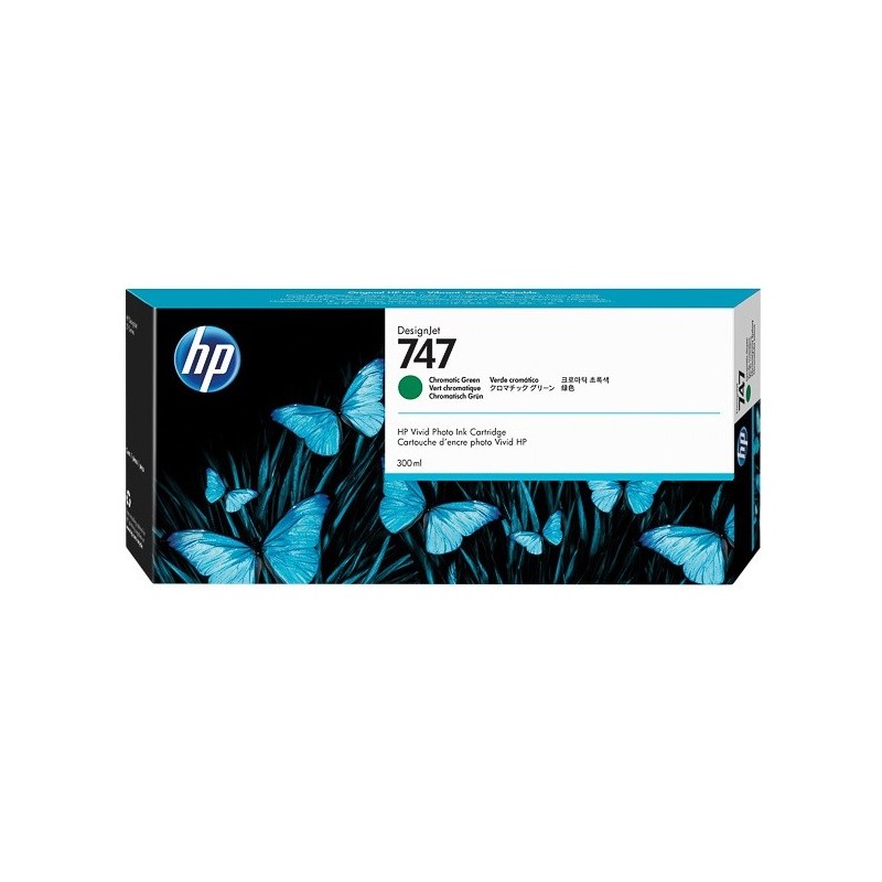 Cartouche Vert Chromatique HP pour Designjet Z6 - Z6dr - Z9+ ... (N°746)