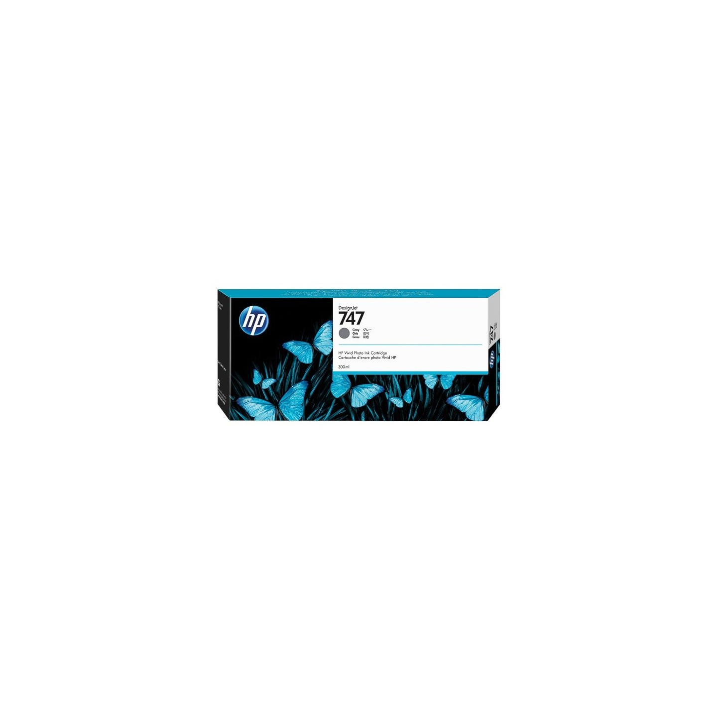 Cartouche Gris HP pour Designjet Z9+- Z9+ dr... (N°747)