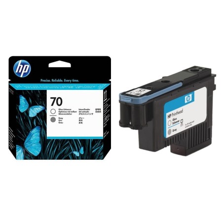 Tête d'impression grise/optimiseur brillance Vivera HP pour HP Z2100 / Z3100 ... (N°70), Toner Express : achat en ligne de Tête 