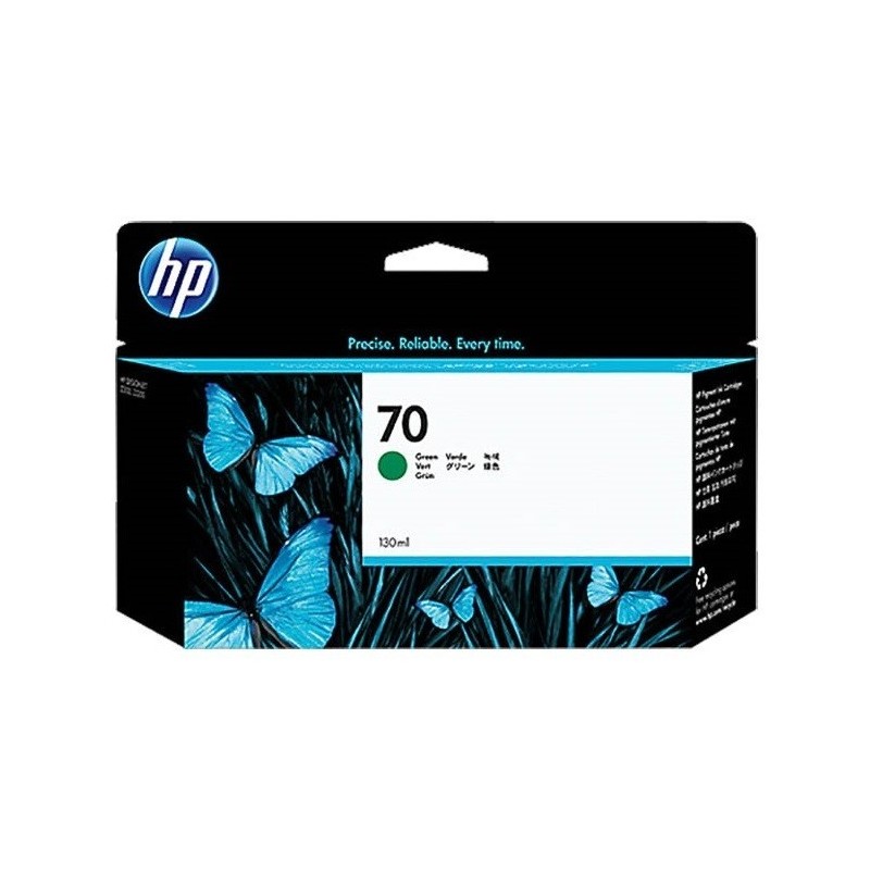 Cartouche verte HP pour Designjet Z3200 / Z2100 ... (N°70), Toner Express : achat en ligne de Cartouche verte HP pour Designjet 