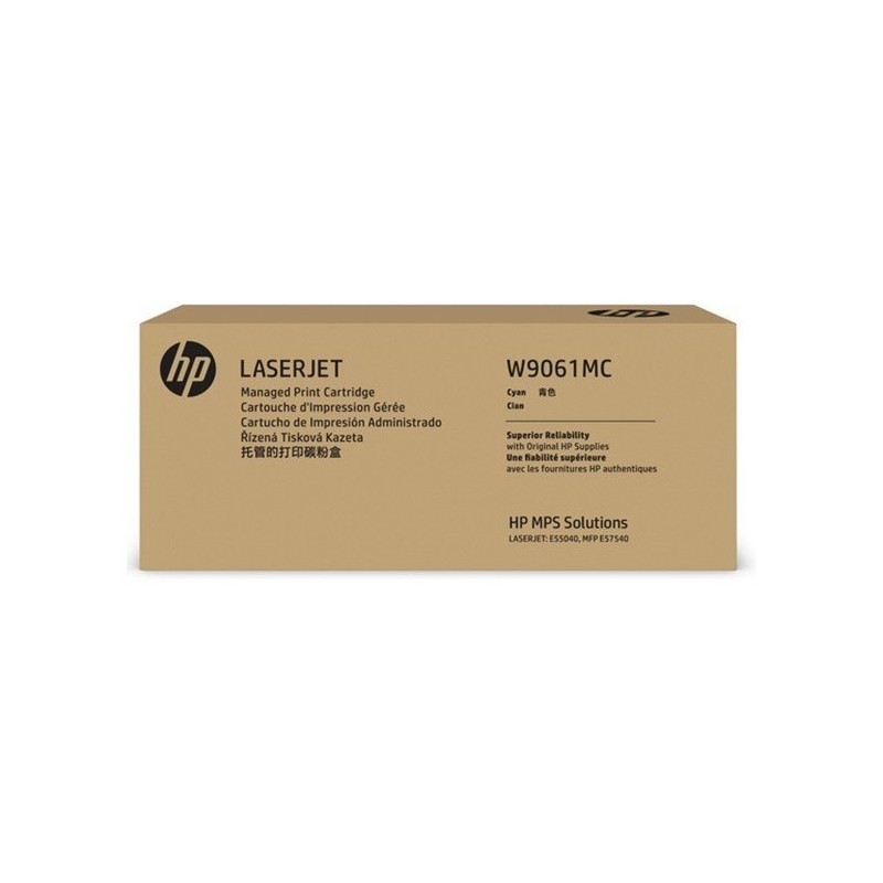Toner Cyan HP pour laserjet managed E55040 - MFP E57540
