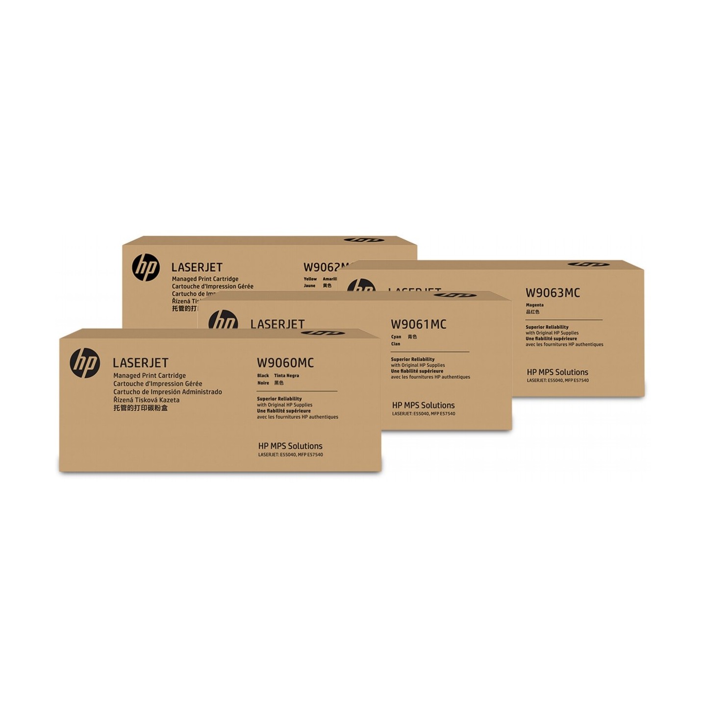 Toner Jaune HP pour laserjet managed E55040 - MFP E57540