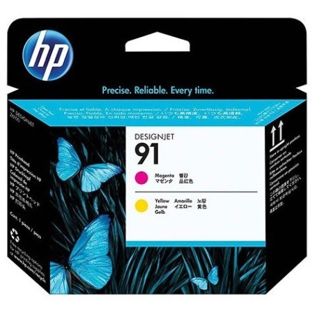 Tête d'impression magenta & jaune  HP pour designjet Z6100 (N°91), Toner Express : achat en ligne de Tête d'impression magenta &