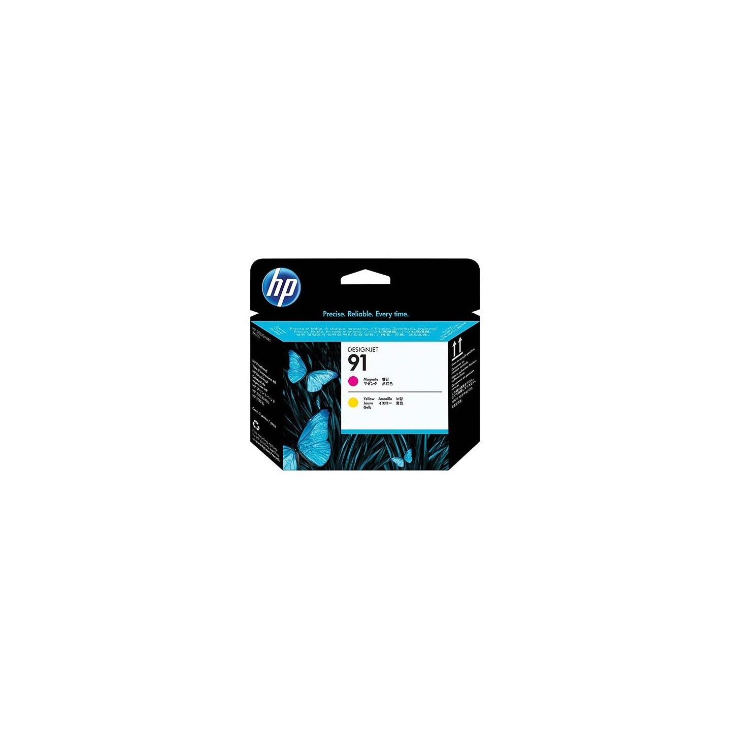Tête d'impression magenta & jaune  HP pour designjet Z6100 (N°91), Toner Express : achat en ligne de Tête d'impression magenta &