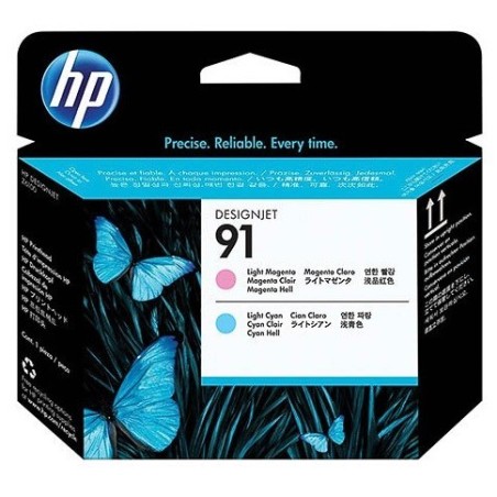 Tête d'impression light magenta & light cyan HP pour designjet Z6100 (N°91), Toner Express : achat en ligne de Tête d'impression
