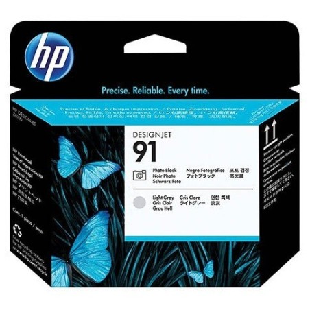 Tête d'impression photo noir & gris clair HP pour designjet Z6100 (N°91), Toner Express : achat en ligne de Tête d'impression ph